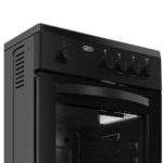 Defy 50 cm 4 Burner Full Gas Stove Black DEFYDGS568_Black House of Carpets