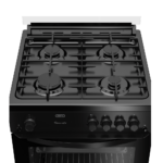 Defy 60cm 4 Burner Gas Stove Black DGS670 House of Carpets Bredasdorp