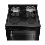 Defy 60cm 4 Plate Electric Stove Black DSS694 House of Carpets Bredasdorp