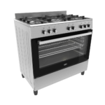 Defy 90cm Inox Multifunction 5 Burner Gas Cooker Electric Oven DEFYDGS904_Inox_Timer