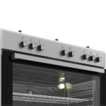 Defy 90cm Inox Multifunction 5 Burner Gas Cooker Electric Oven DEFYDGS904_Inox_Timer