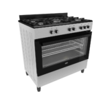 Defy Multifunction 5 Burner Gas Cooker with Fan Assist DEFYDGS902_Inox Black top
