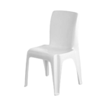 House of Carpets Catalogue Atlantis Plastic Side Chair White Elite Range Funriture