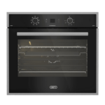 House of Carpets Catalogue Defy Gemini Eye-Level Thermofan Oven with AirFire Technology DEFYDBO774_Black_Thermofan