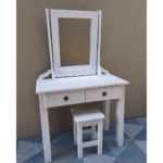 Dressing Table 2Drawer Mirror&Chair
